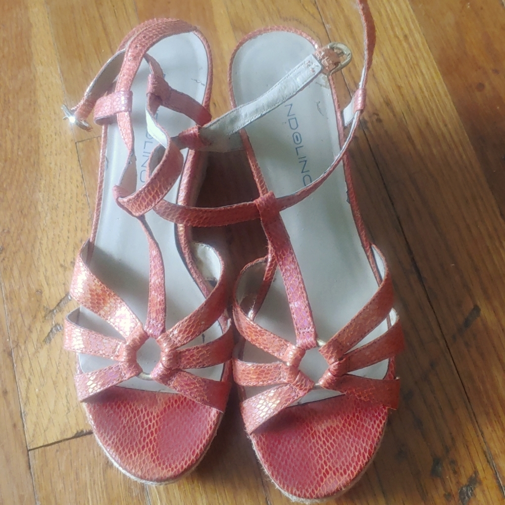 Bandolino Corral Sandals, wedges, Size 7